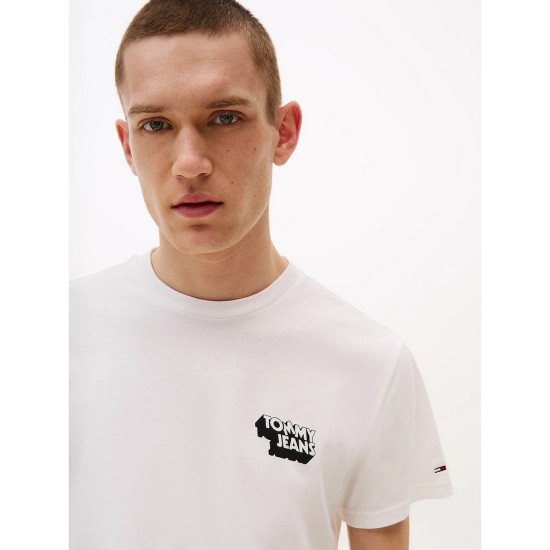 Tommy Hilfiger Ανδρική κοντομάνικη μπλούζα Stack Logo Slim T-Shirt
